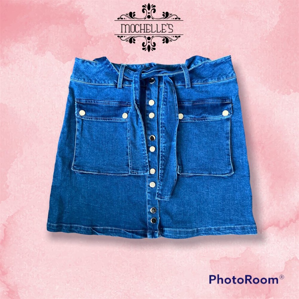 Denim Skirt.